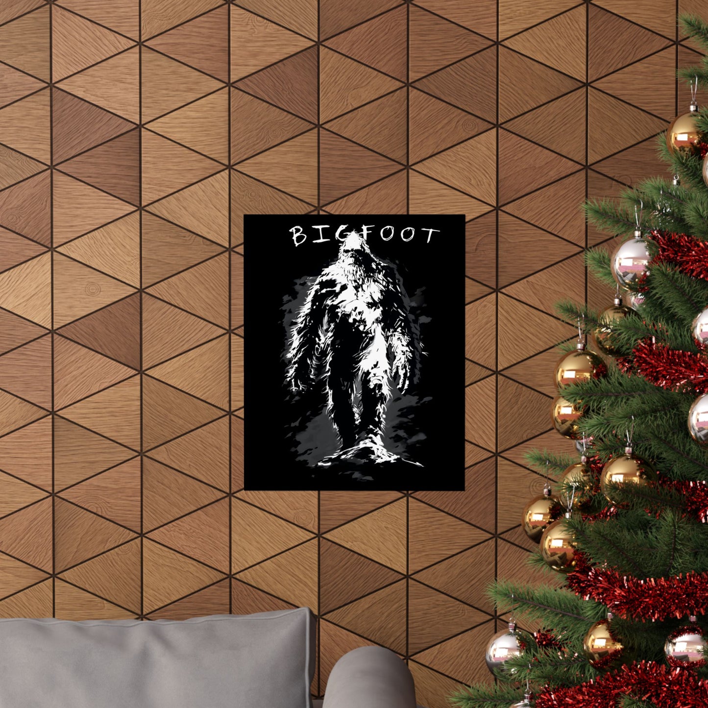 Bigfoot Matte Vertical Posters | Unique Wall Art, Home Decor, Gifts for Nature Lovers, Adventure Decor, Cryptid Enthusiasts