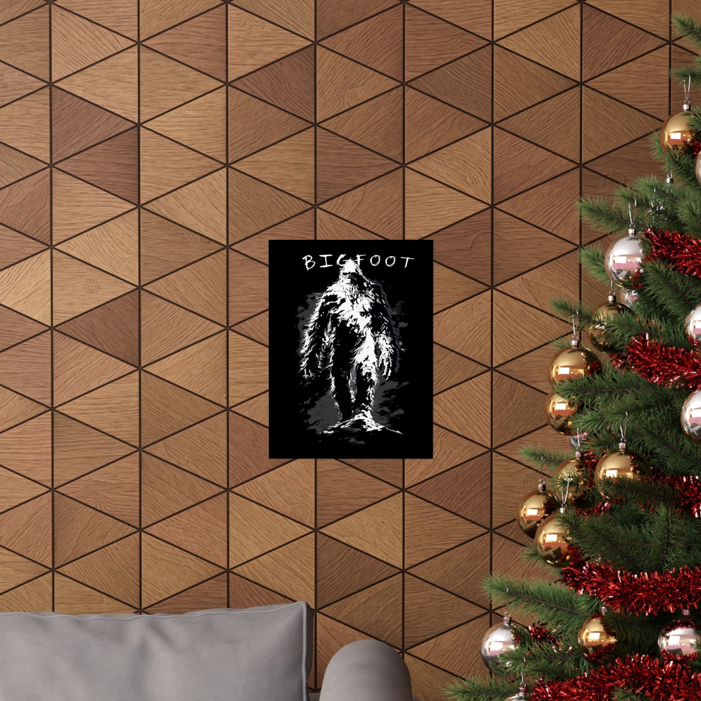 Bigfoot Matte Vertical Posters | Unique Wall Art, Home Decor, Gifts for Nature Lovers, Adventure Decor, Cryptid Enthusiasts