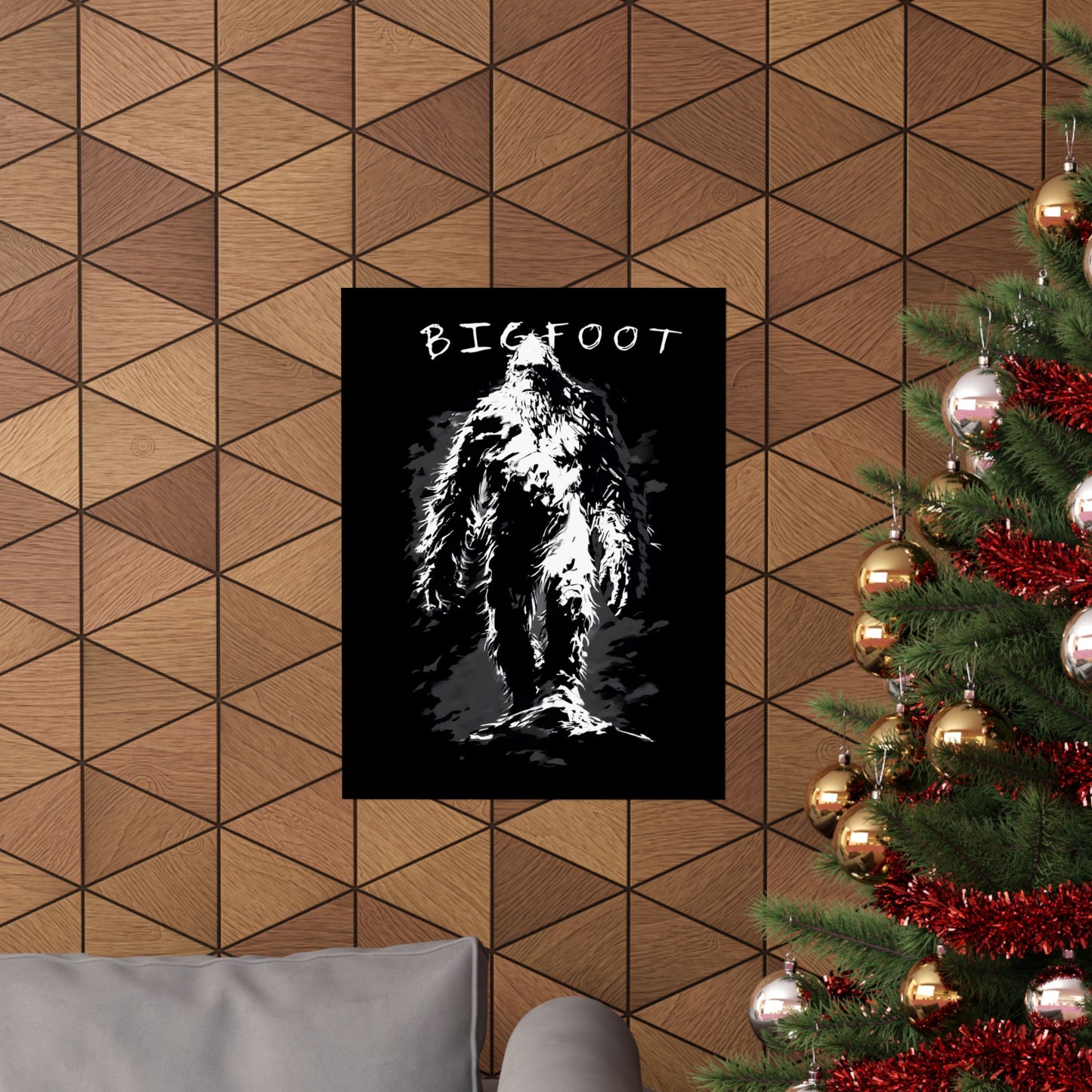 Bigfoot Matte Vertical Posters | Unique Wall Art, Home Decor, Gifts for Nature Lovers, Adventure Decor, Cryptid Enthusiasts